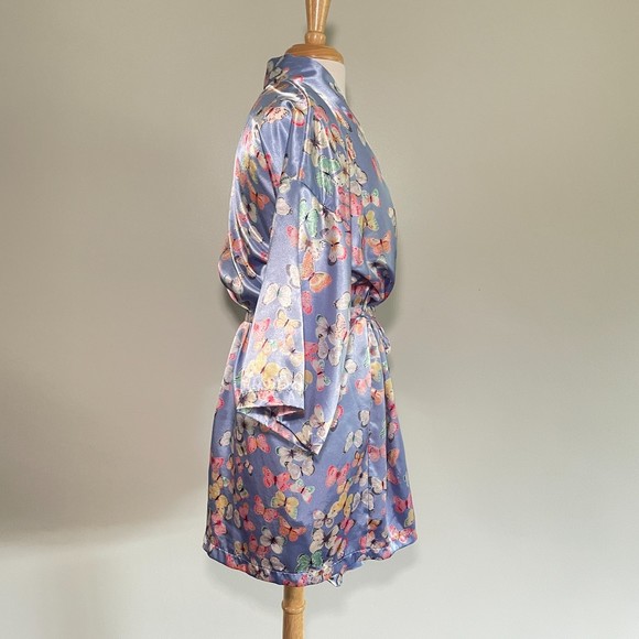 3pc Vintage Amelia’s Butterfly Robe + Slip SET - Picture 6 of 12